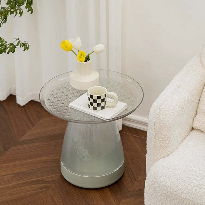 Minimalist Round Plastic Coffee Table
