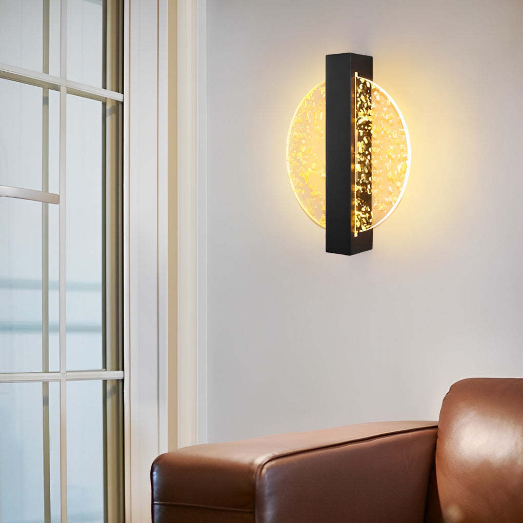 Round Square Semicircle Creative LED Nordic Bedside Wall Lamps Wall Lights-Lighom