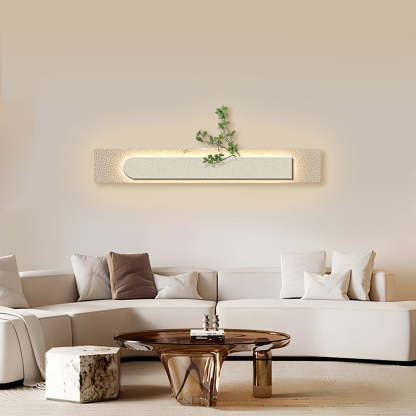 Rectangular Three-Dimensional Sandstone USB Remote LED Wall Lamp Painting-Lighom