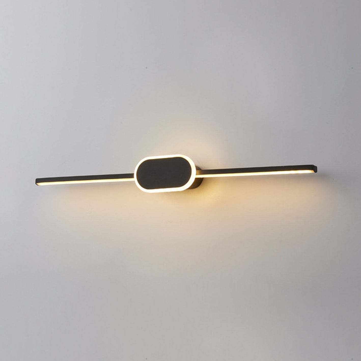 Minimalist Oval Base Vanity LED Sconce
