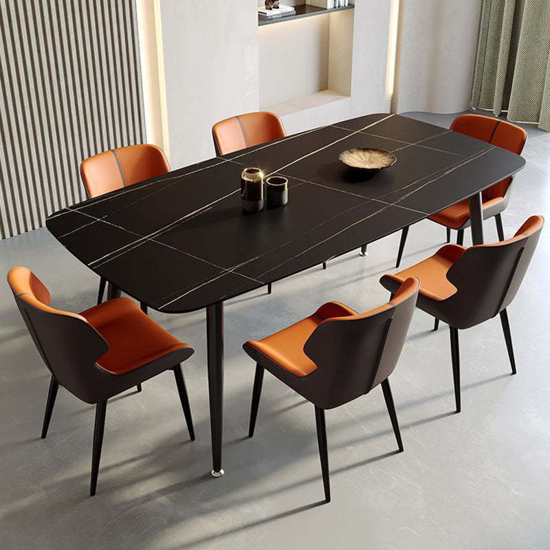 Contemporary PU Leather Upholstered Dining Chair