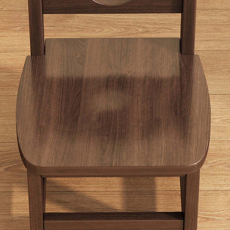 Vintage Smile Wood Curved Dining Chair