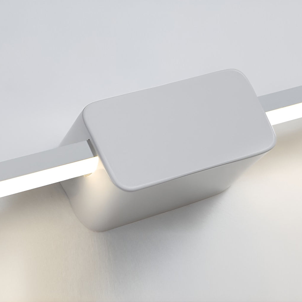 16''/24''/31'' Modern LED Linear Bathroom Vanity Light with Central Box Frame-Lighom