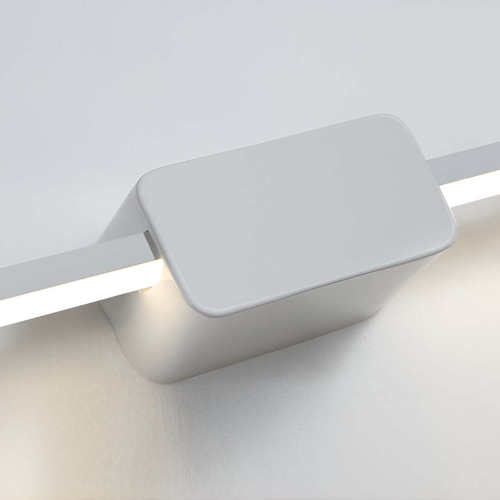 16''/24''/31'' Modern LED Linear Bathroom Vanity Light with Central Box Frame-Lighom