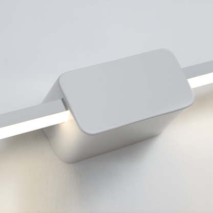 16''/24''/31'' Modern LED Linear Bathroom Vanity Light with Central Box Frame-Lighom