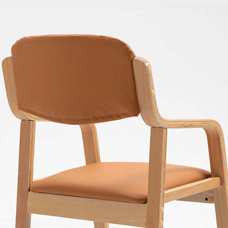 Modern Fabric Wood Dining Chair