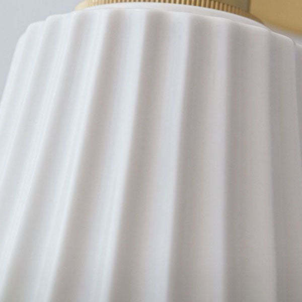 Modern Minimal Brass Ceramic Wall Sconce