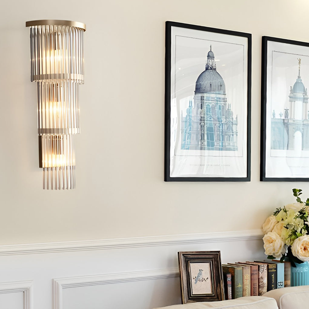 Crystal Warm Nordic Wall Sconce