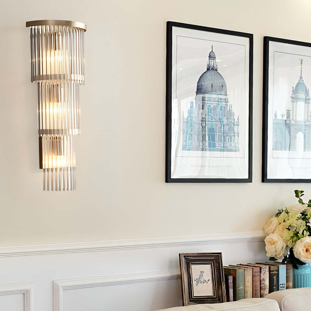 Crystal Warm Nordic Wall Sconce