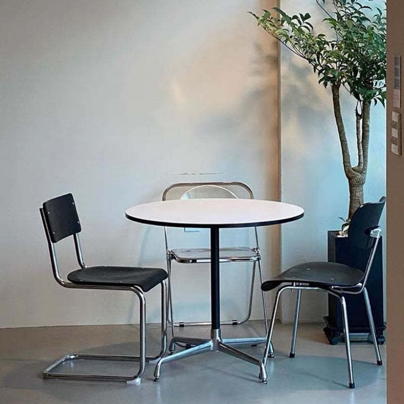 Vintage Bow-Frame Wood Metal Dining Chair