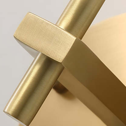 Ball-shaped LED Crystal Gold Postmodern Plug in Sconce Lighting Wall Lamp-Lighom