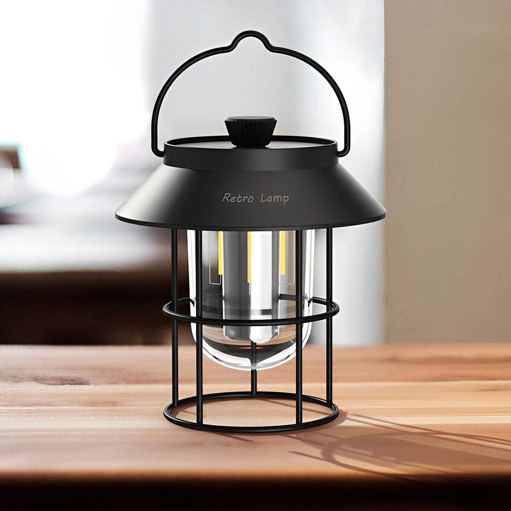USB Rechargeable Dimmable LED Hanging Stand Portable Outdoor Lanterns-Lighom