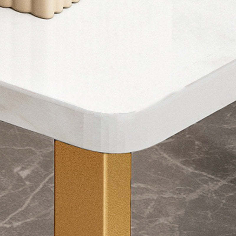 Nordic G-Shape Steel 2-Tier End Table