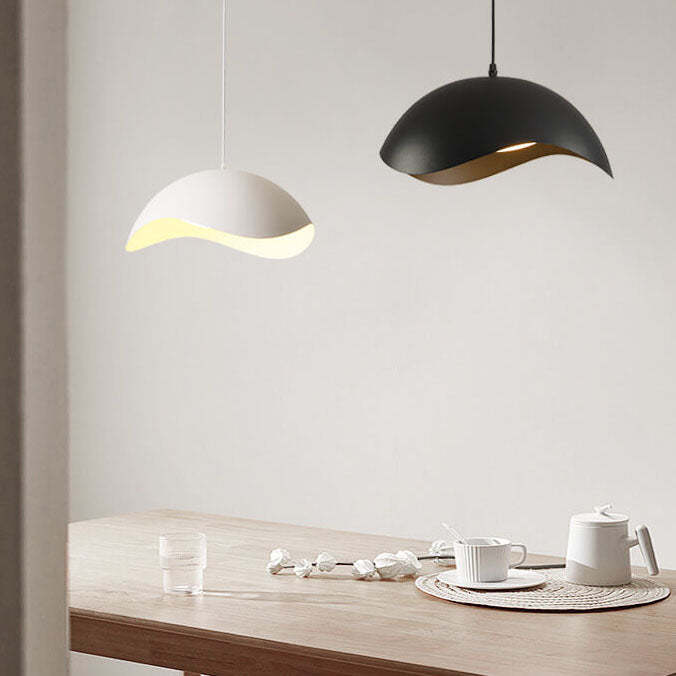 Nordic Minimalist Dome Wave LED Pendant Light
