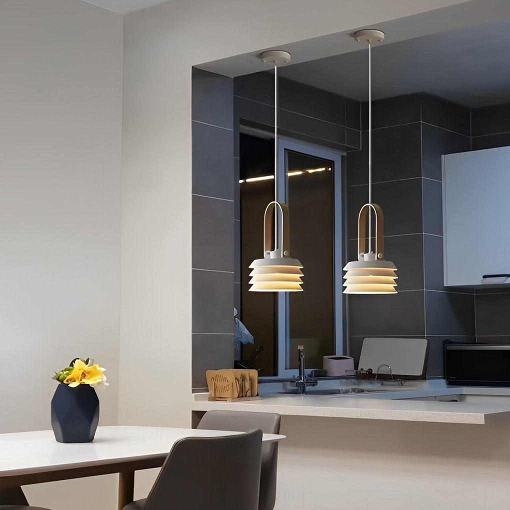 Multi-Layer Metal Minimalist Nordic Pendant