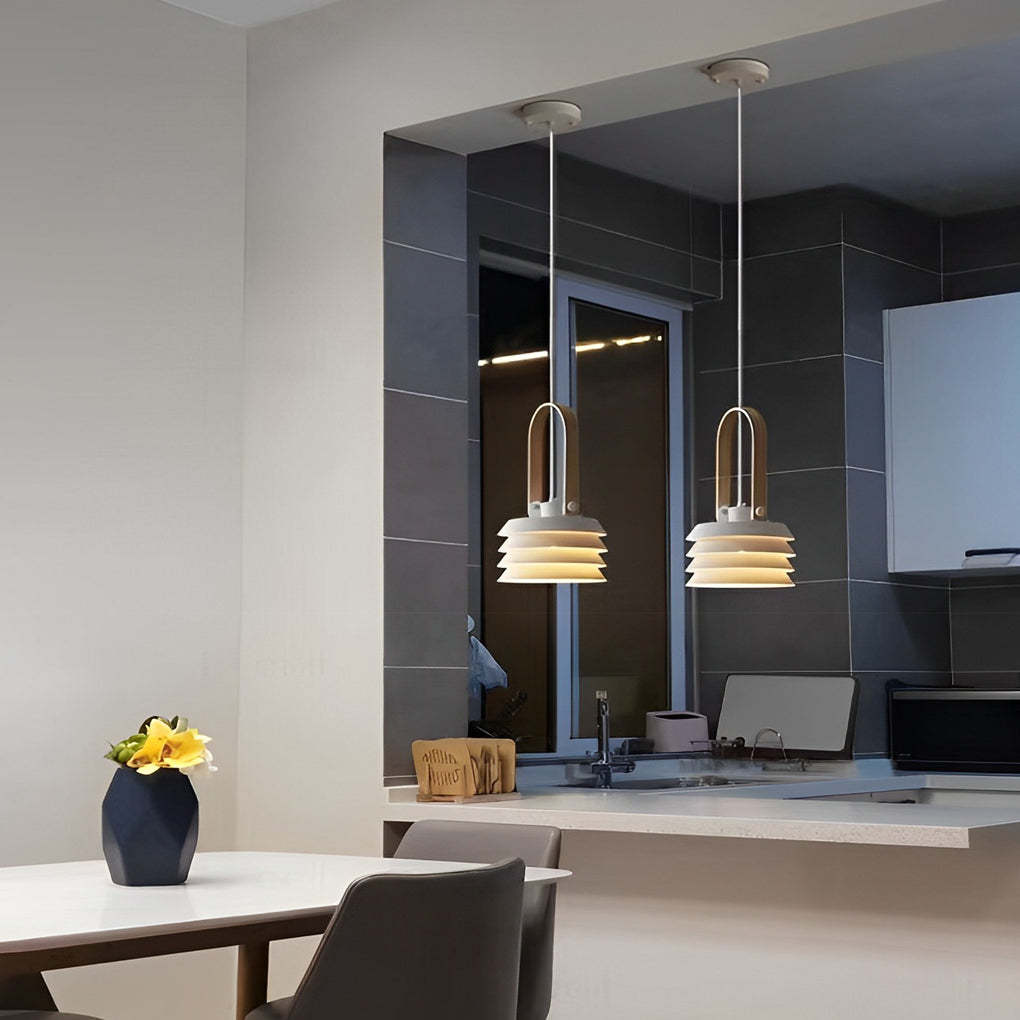Multi-Layer Metal Minimalist Nordic Pendant