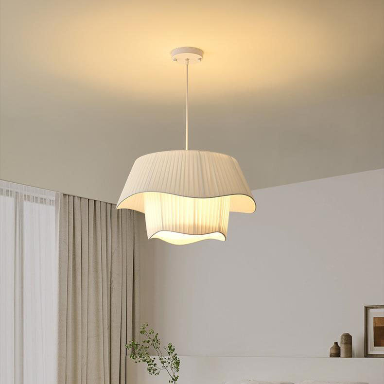 Scandinavian Iron Acrylic Fabric 4/5-Light Pendant