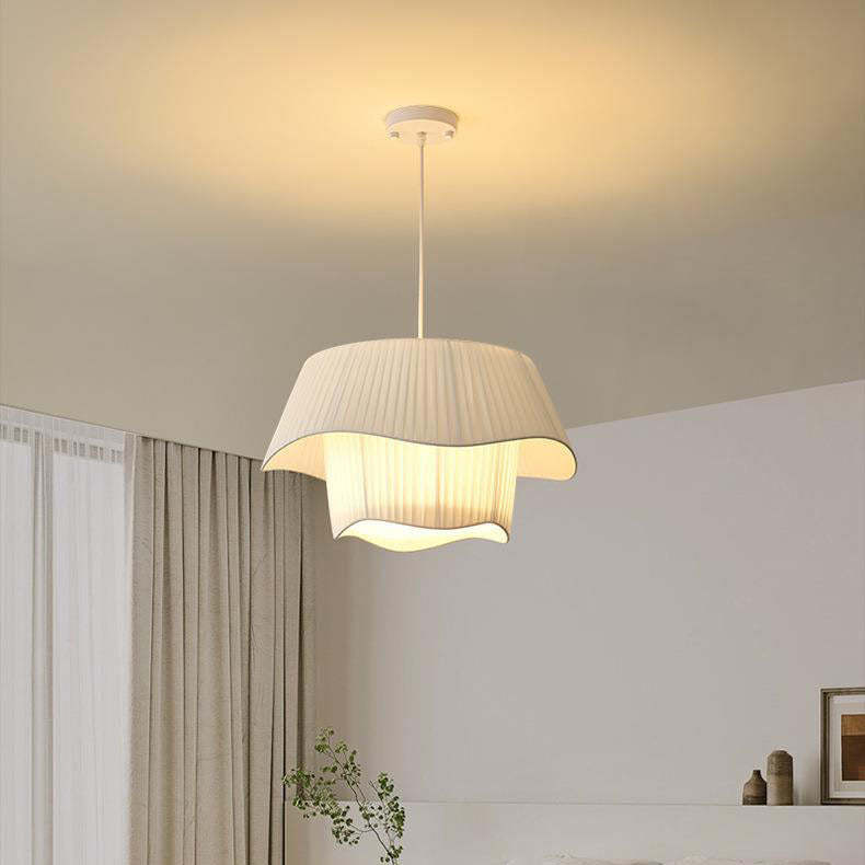 Scandinavian Iron Acrylic Fabric 4/5-Light Pendant