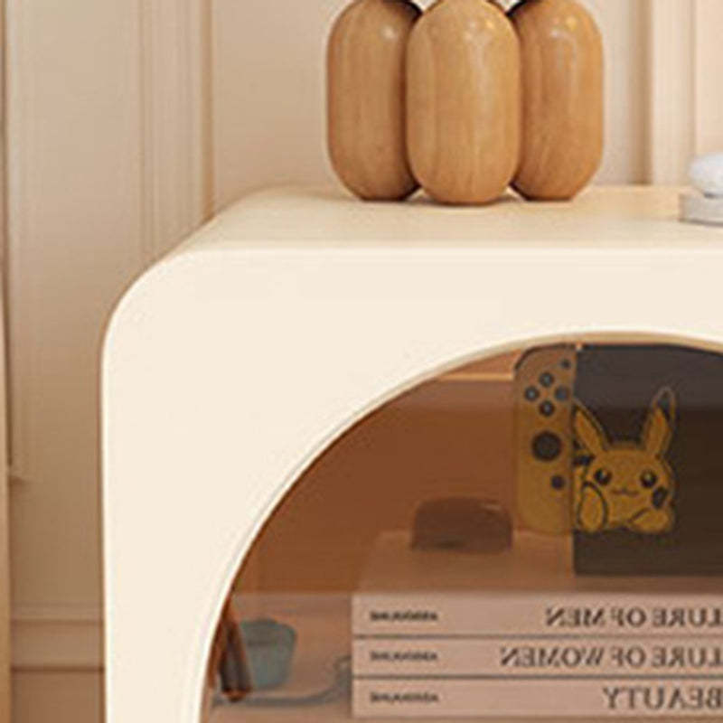 Nordic Cubic Engineered Wood 2-Drawer Side Table
