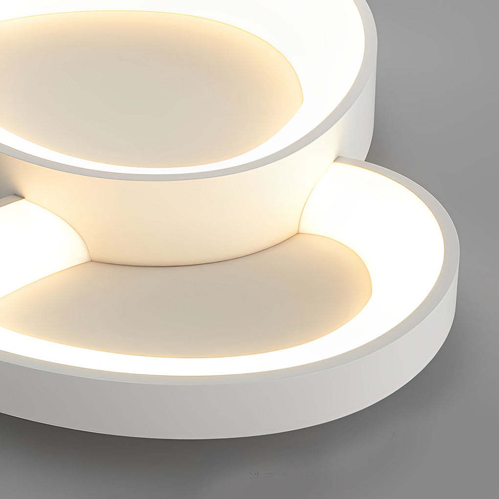 Geometric Line Dimmable LED Modern Ceiling Light