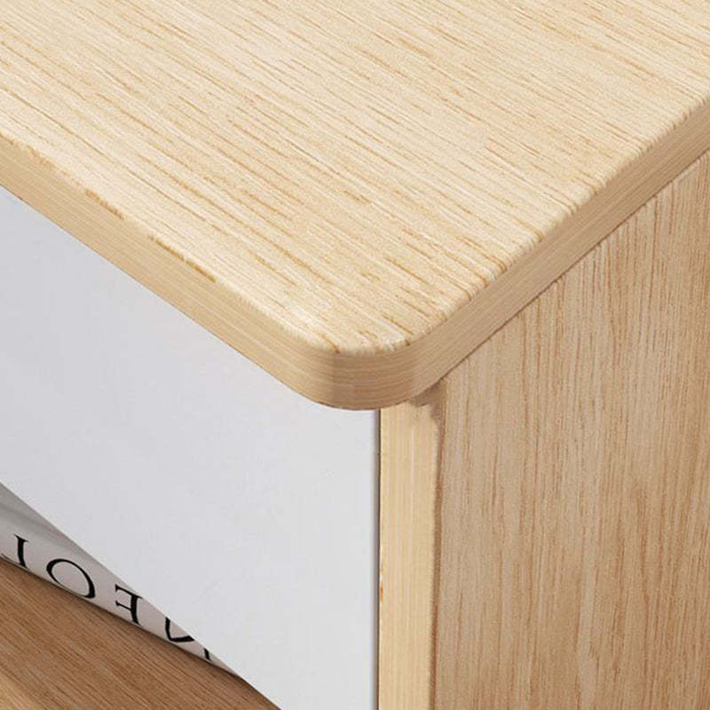 Modern Square 1-Drawer Nightstand
