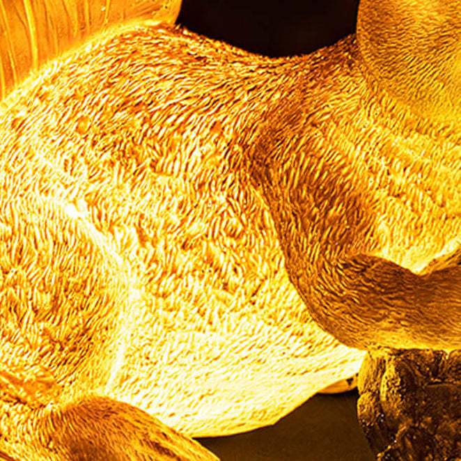 Solar Rabbit Squirrel Resin LED Outdoor Landscape Light