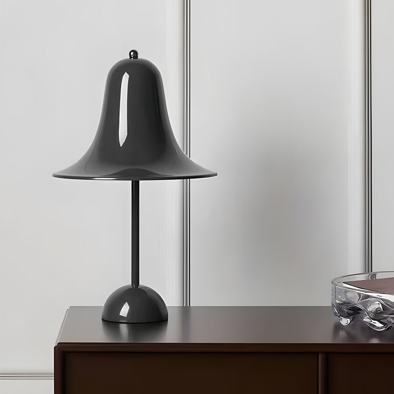 Polished Iron LED Nordic Portable Hat Table Lamp-Lighom