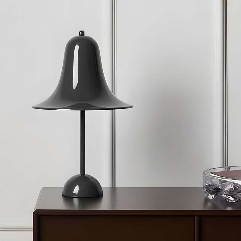 Polished Iron LED Nordic Portable Hat Table Lamp-Lighom