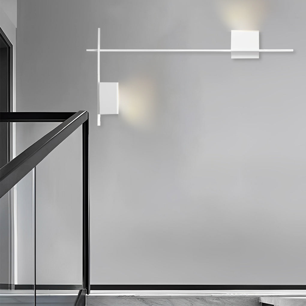 Creative Square Strip Three Step Dimming LED Nordic Wall Sconce Lighting-Lighom