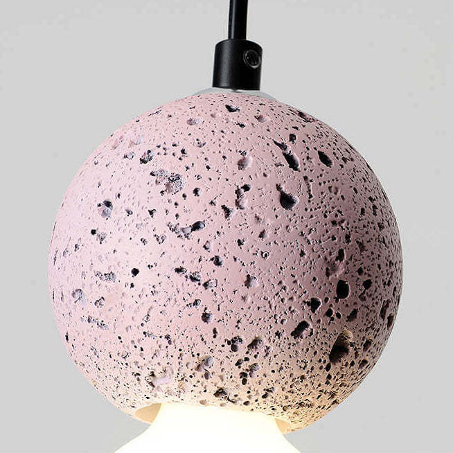 Scandinavian Orb Terrazzo Pendant Light