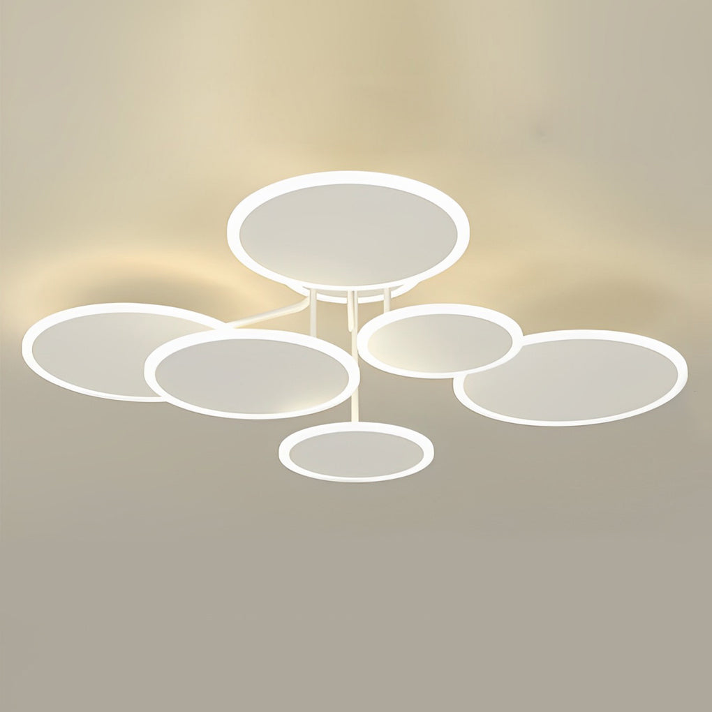 Dimming Matte White Nordic Ceiling Light