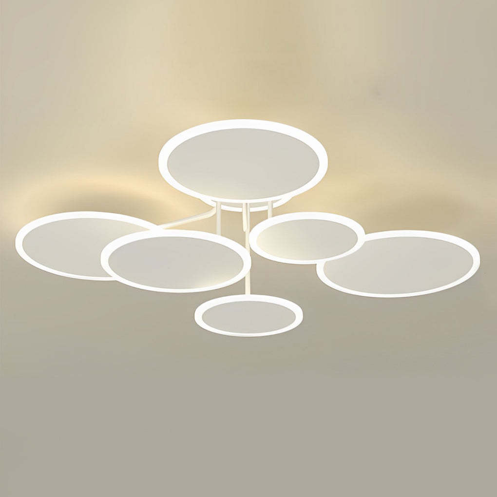 Dimming Matte White Nordic Ceiling Light