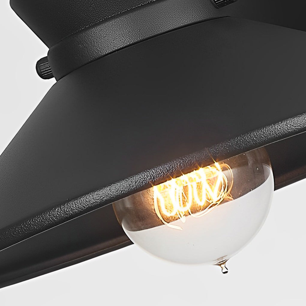 Minimalist Waterproof Black European-style Wall Lamp Exterior Lights-Lighom