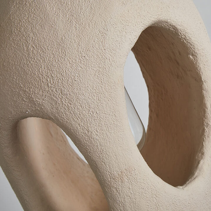 Japanese Wabi-sabi Resin Circle Pendant Light