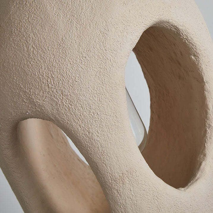 Japanese Wabi-sabi Resin Circle Pendant Light
