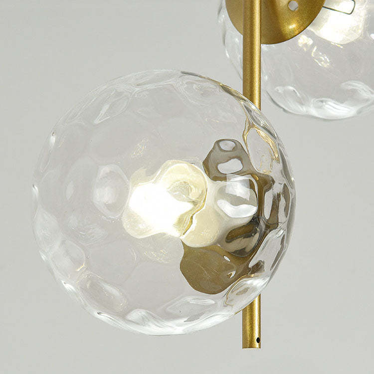 Nordic Minimalist Glass Ball Branch Chandelier