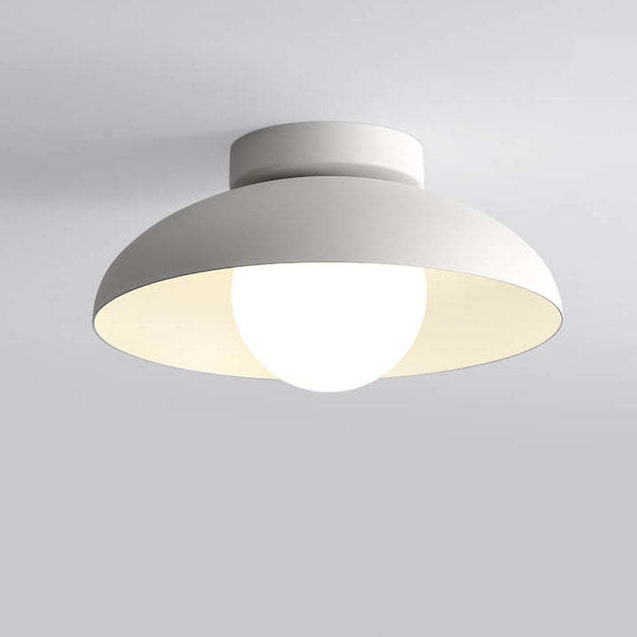 Japanese Wabi-Sabi Iron Glass Ceiling Light
