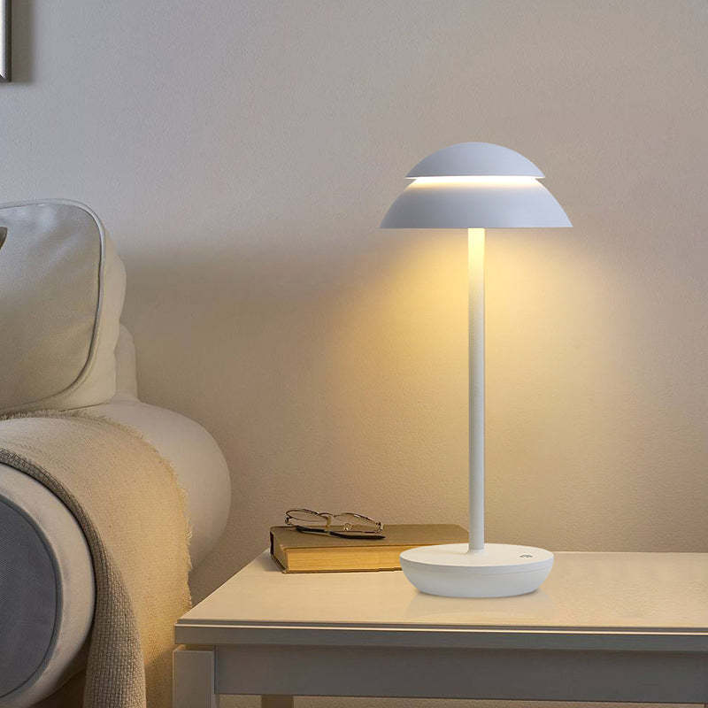 Modern Double-Dome Touch LED Accent Lamp