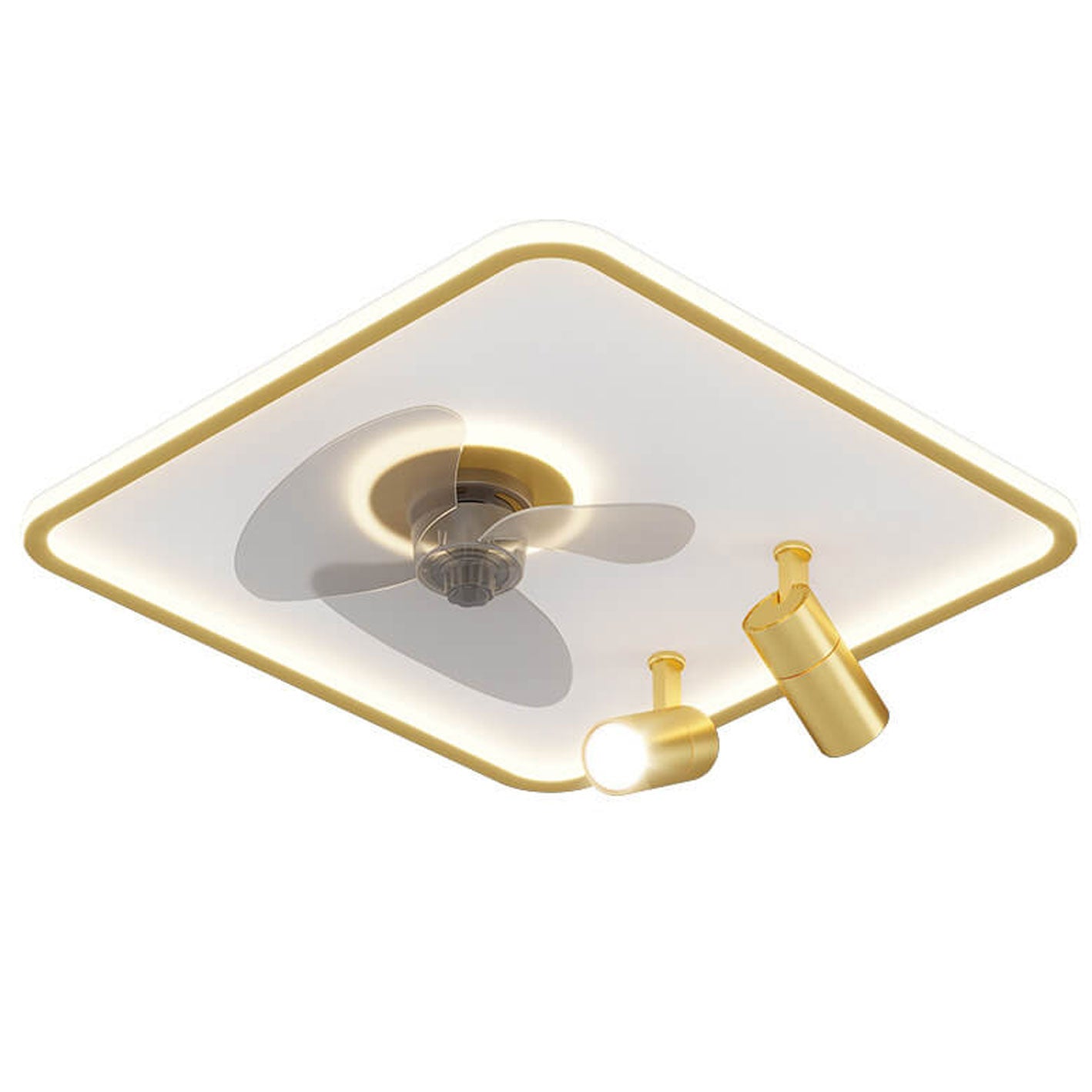 Minimalist Ultra-Thin Flush Mount Ceiling Fan