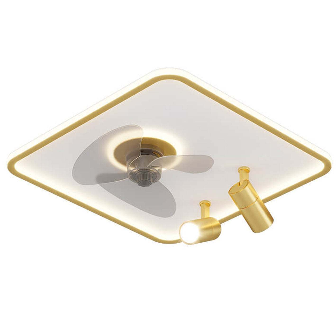 Minimalist Ultra-Thin Flush Mount Ceiling Fan