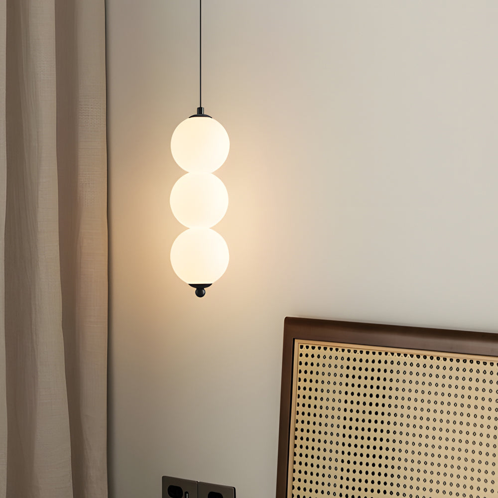 Modern Round Vertical Ball Dimmable LED Pendant Chandelier