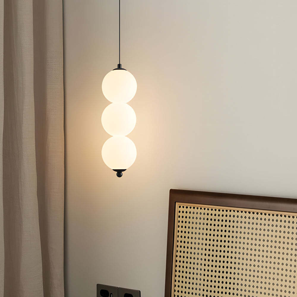 Modern Round Vertical Ball Dimmable LED Pendant Chandelier