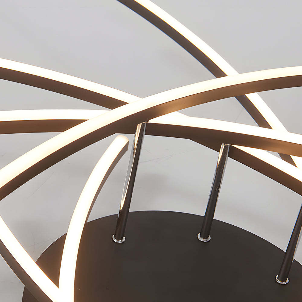 LED Dimmable Lines Modern Ceiling Light with Remote