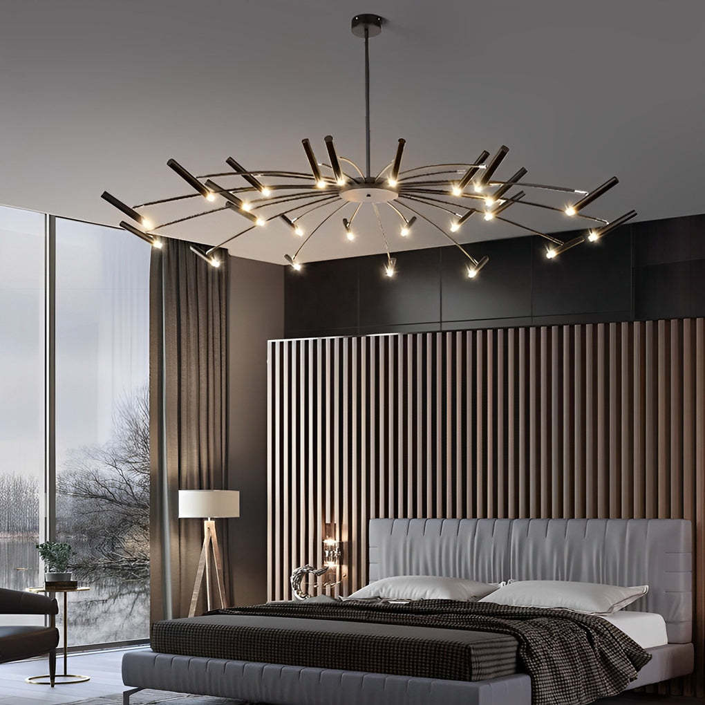 Irregular 3D Stainless Steel Ball Postmodern Pendant