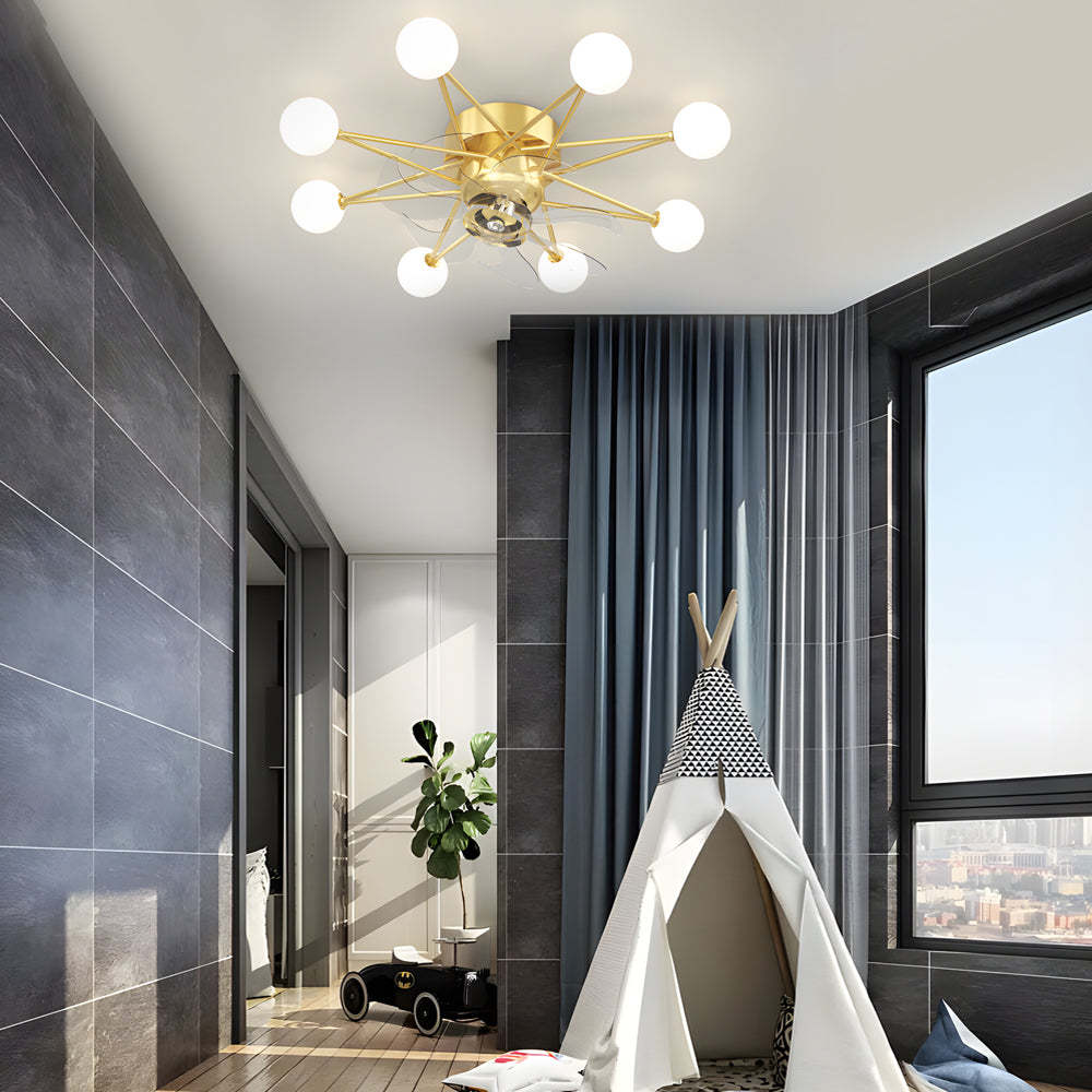 Star Ball 3-Step Modern Fan