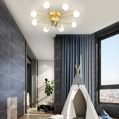 Star Ball 3-Step Modern Fan