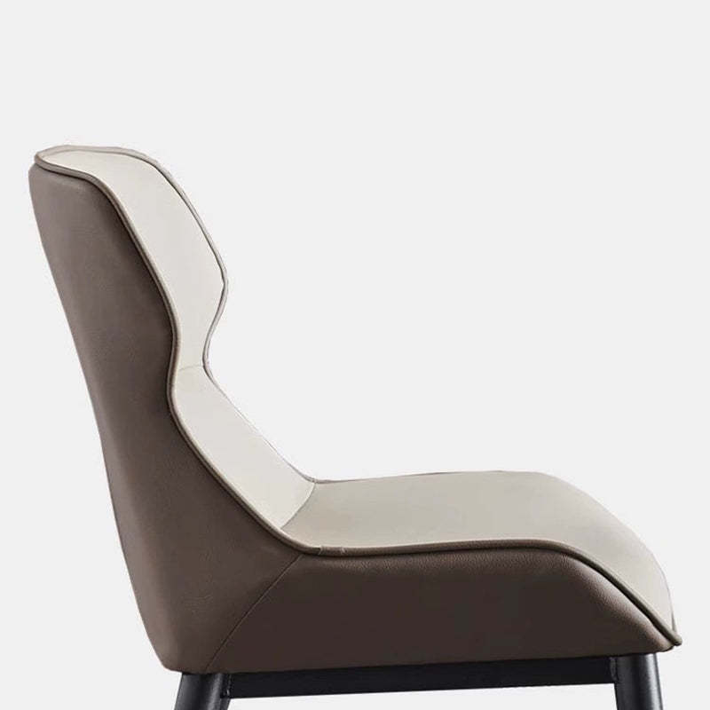 Microfiber Leather Upholstered Dining Chair