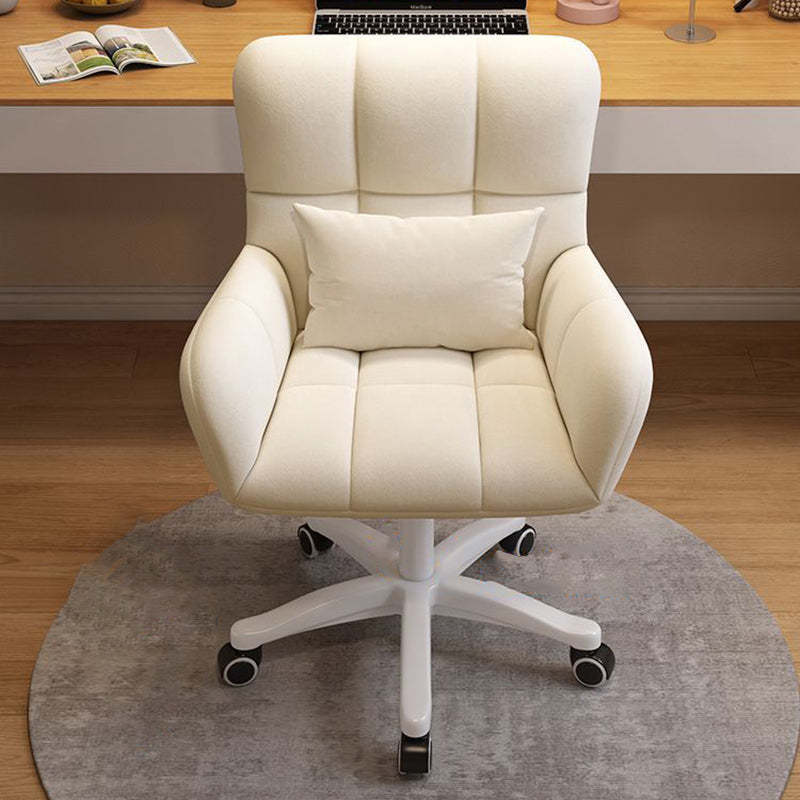 Minimalist Velvet Cotton Nylon Desk Chair