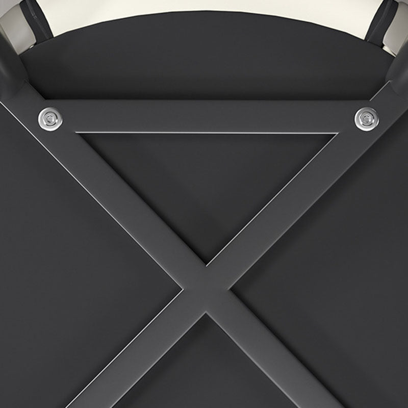 Modern Leather Steel Cushion Dining Chair