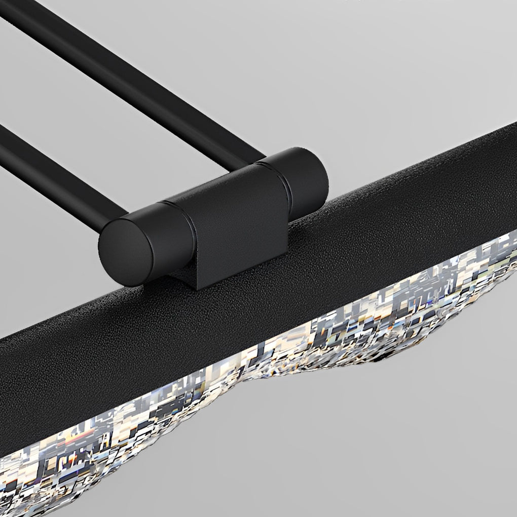 Crystal-Like Bathroom Vanity Light with Multi-Faceted Prismatic Acrylic Shade-Lighom